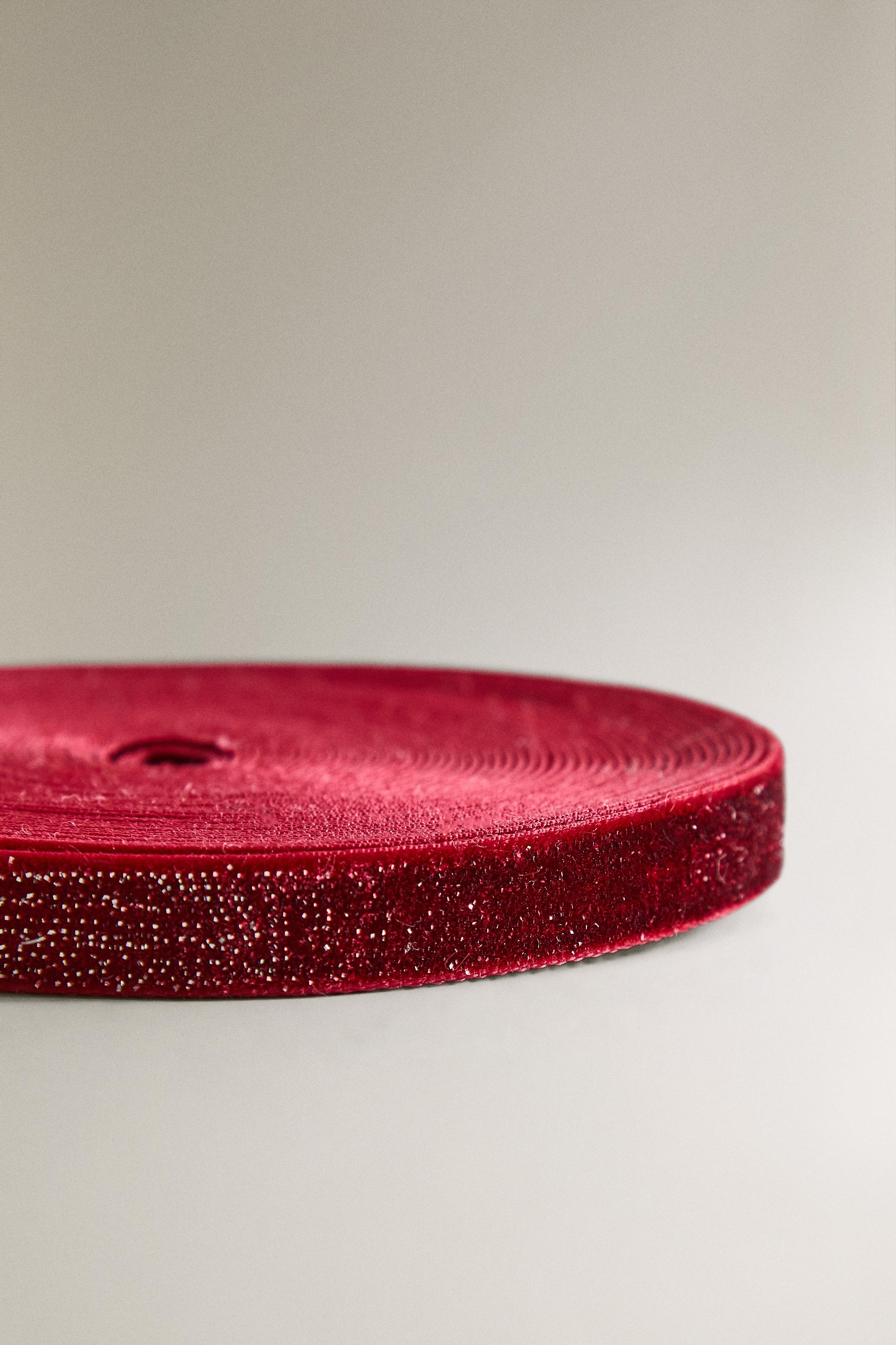 SHINY VELVET CHRISTMAS GIFT WRAPPING RIBBON